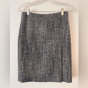 Brooks Brothers navy tweed skirt